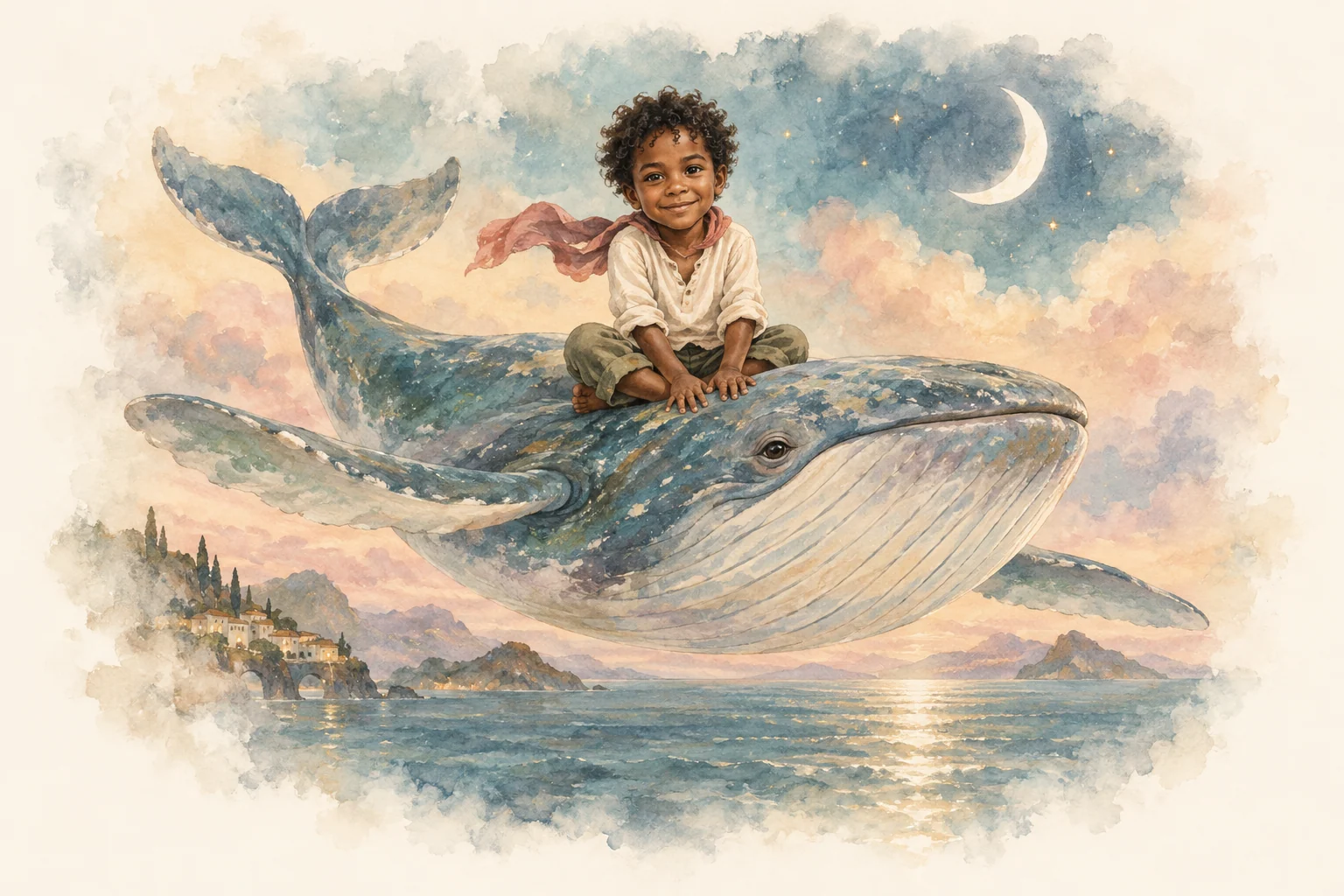Watercolor Moonlight story cover